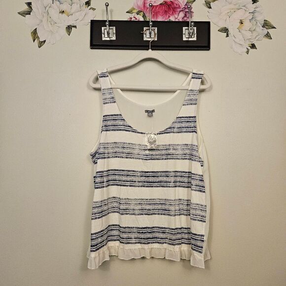 Aerie Ruffled Tank - Picture 1 of 8